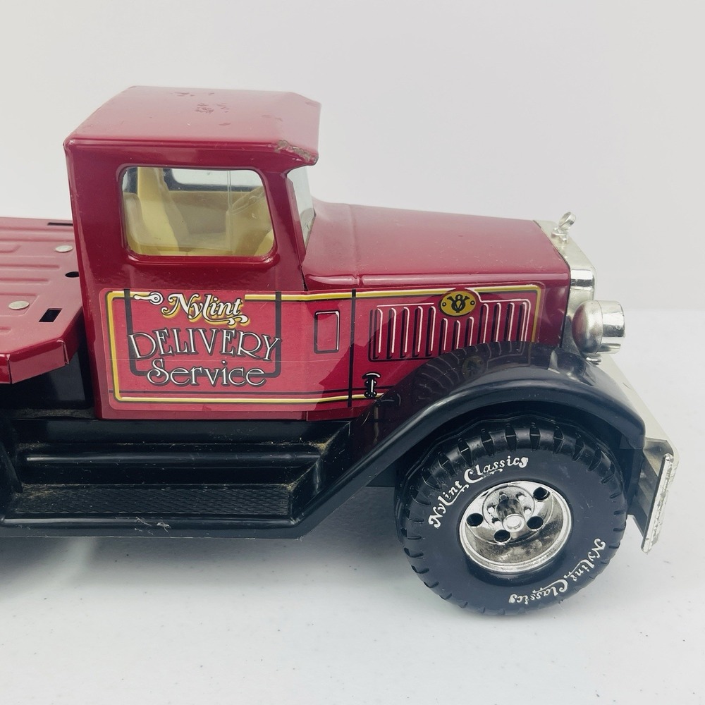 Nylint Classics Steel Delivery Service Truck  Red  1990s Rockford IL USA